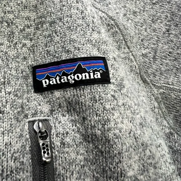 Patagonia Gray Better Sweater 1/4 Zip Fleece Size XS - Picture 4 of 6